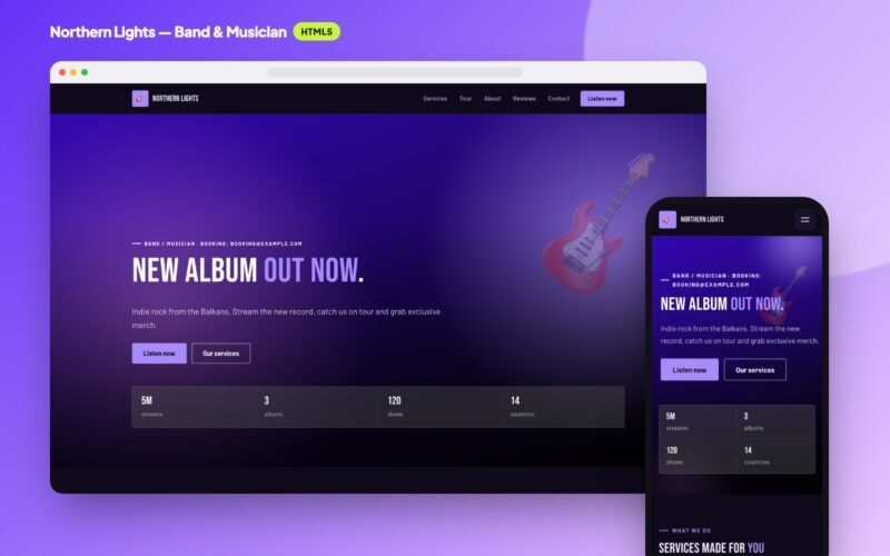 Northern Lights — Band & Musician Website