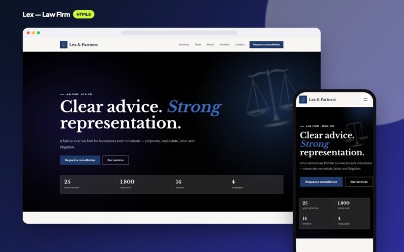 Lex — Law Firm Website