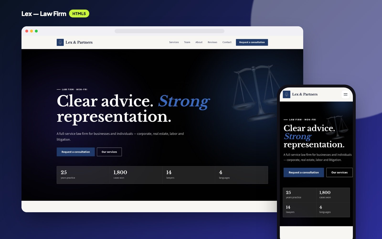 Lex — Law Firm Website