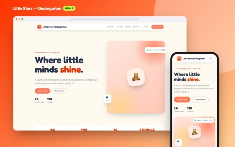 Little Stars — Kindergarten Website