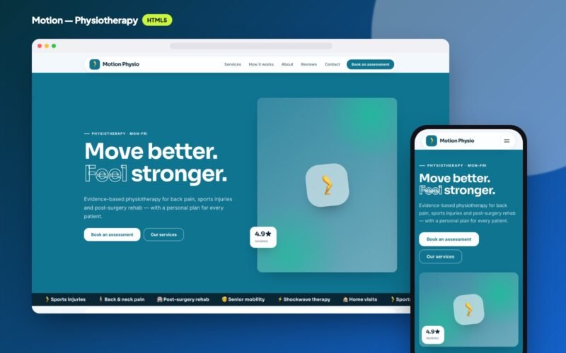 Motion — Physiotherapy Website