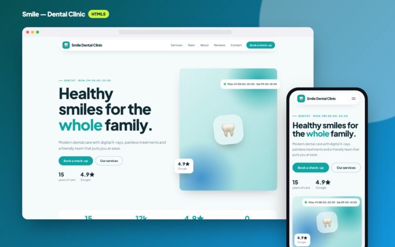 Smile — Dental Clinic Website