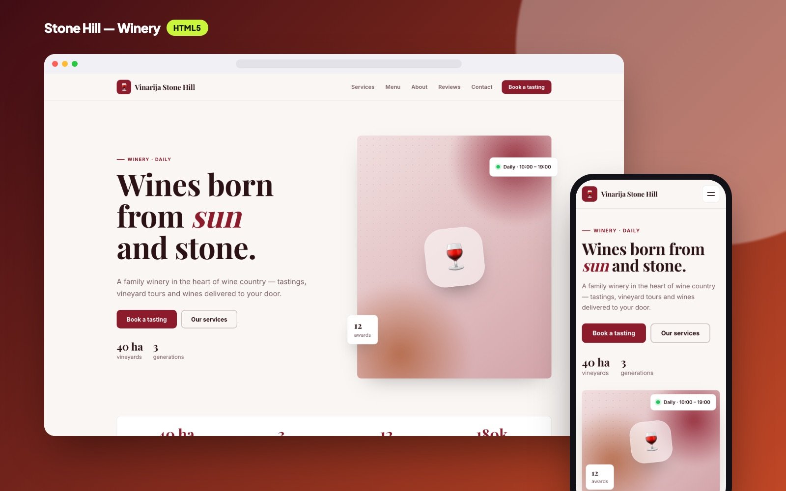 Stone Hill — Winery Website